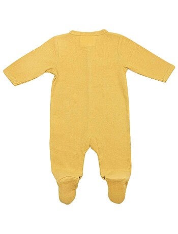 Pelele malla acanalada en algodón