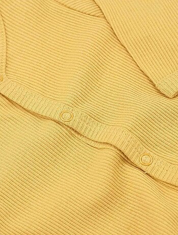 Pelele malla acanalada en algodón