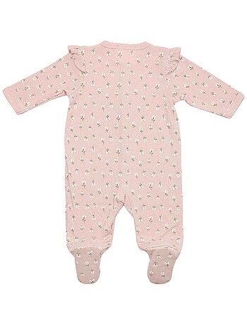 Pelele malla acanalada en algodón