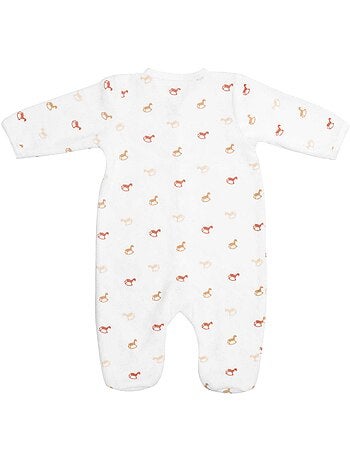 Pelele para bebé con estampado actual de caballitos balancín