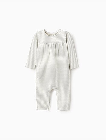 Pelele perchado a rayas