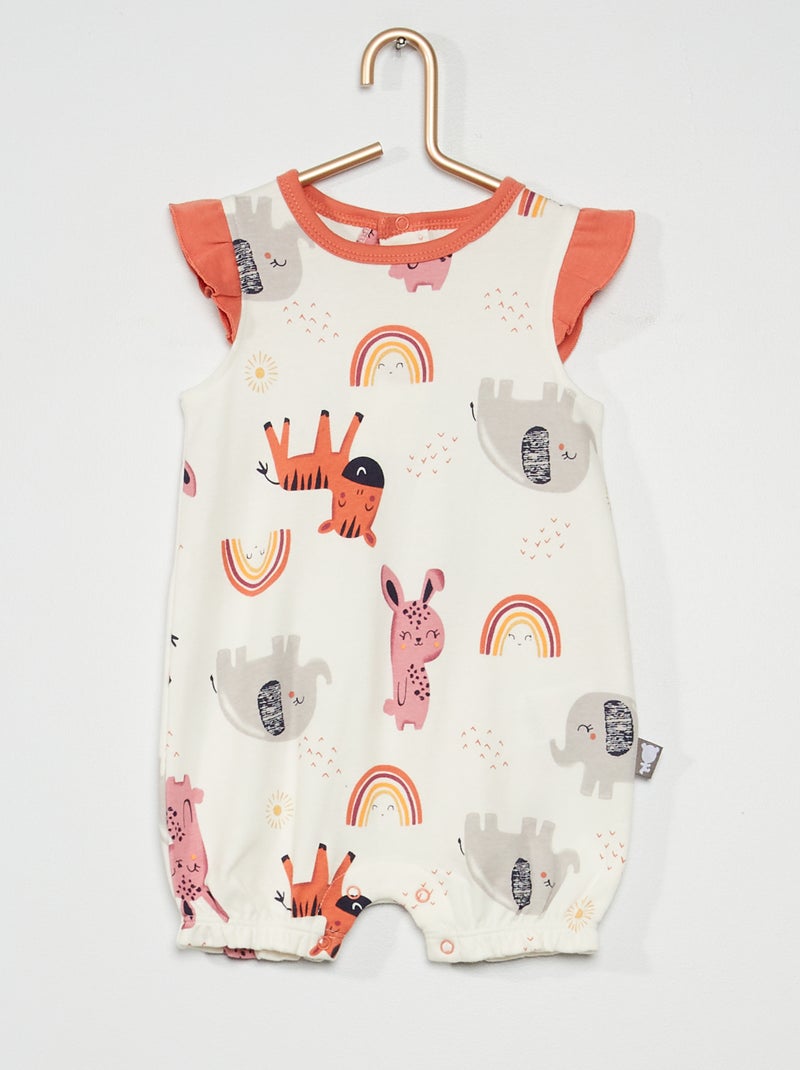 Pelele 'Petit Béguin' crudo estampado - Kiabi