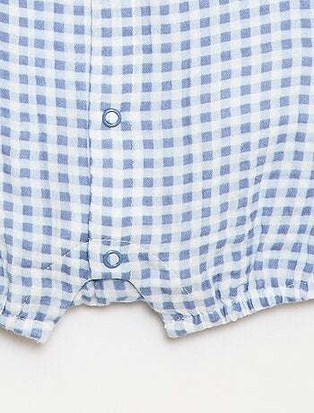 Pelele pijama de muselina de algodón