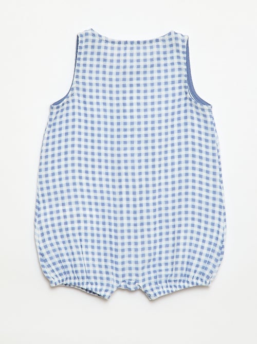 Pelele pijama de muselina de algodón - Kiabi