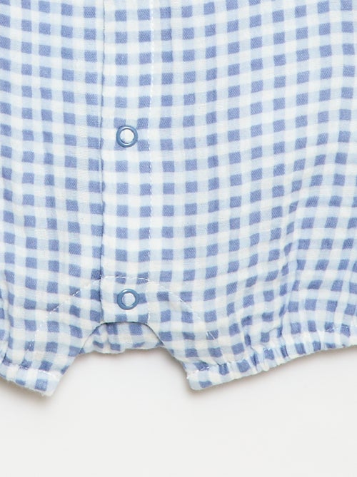 Pelele pijama de muselina de algodón - Kiabi