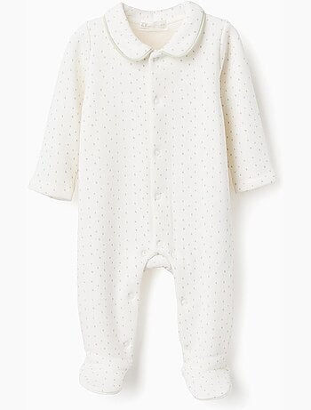 Pelele suave y confortable, blanco