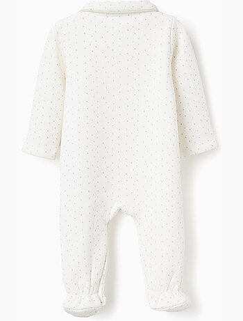 Pelele suave y confortable, blanco