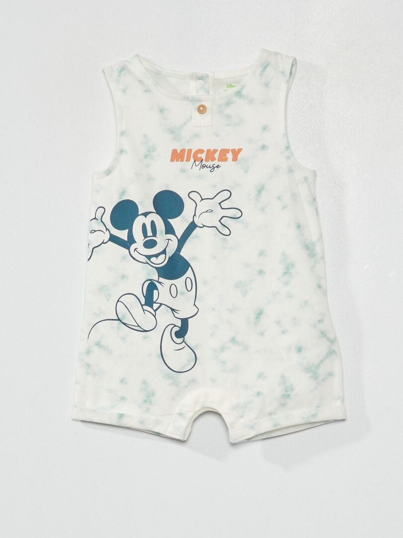 Pelele tie-dye 'Mickey Mouse' AZUL - Kiabi