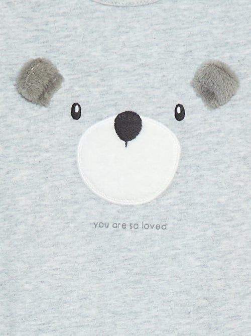 Pelele 'Zorro' con cierre trasero de automáticos - Kiabi