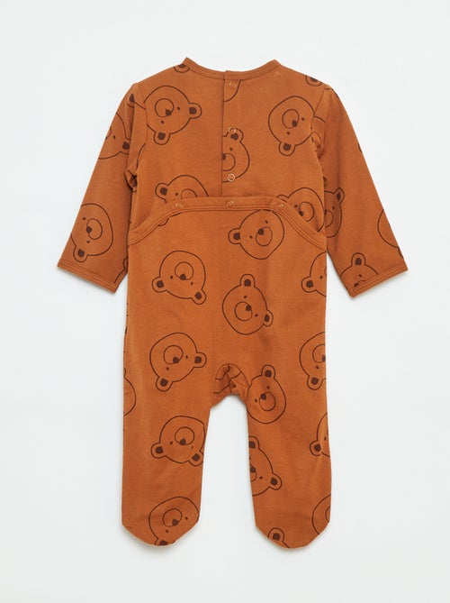 Pelele 'Zorro' con cierre trasero de automáticos - Kiabi