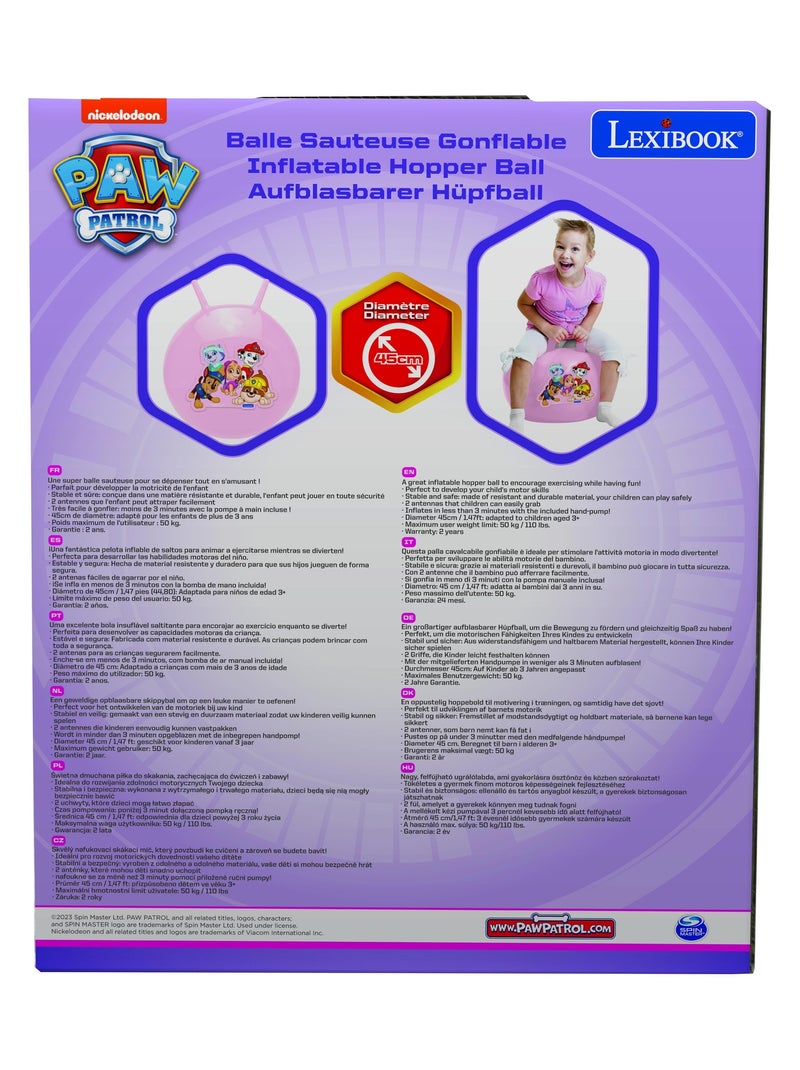 Pelota hinchable Paw Patrol Rosa 18' / 45cm Rosa - Kiabi