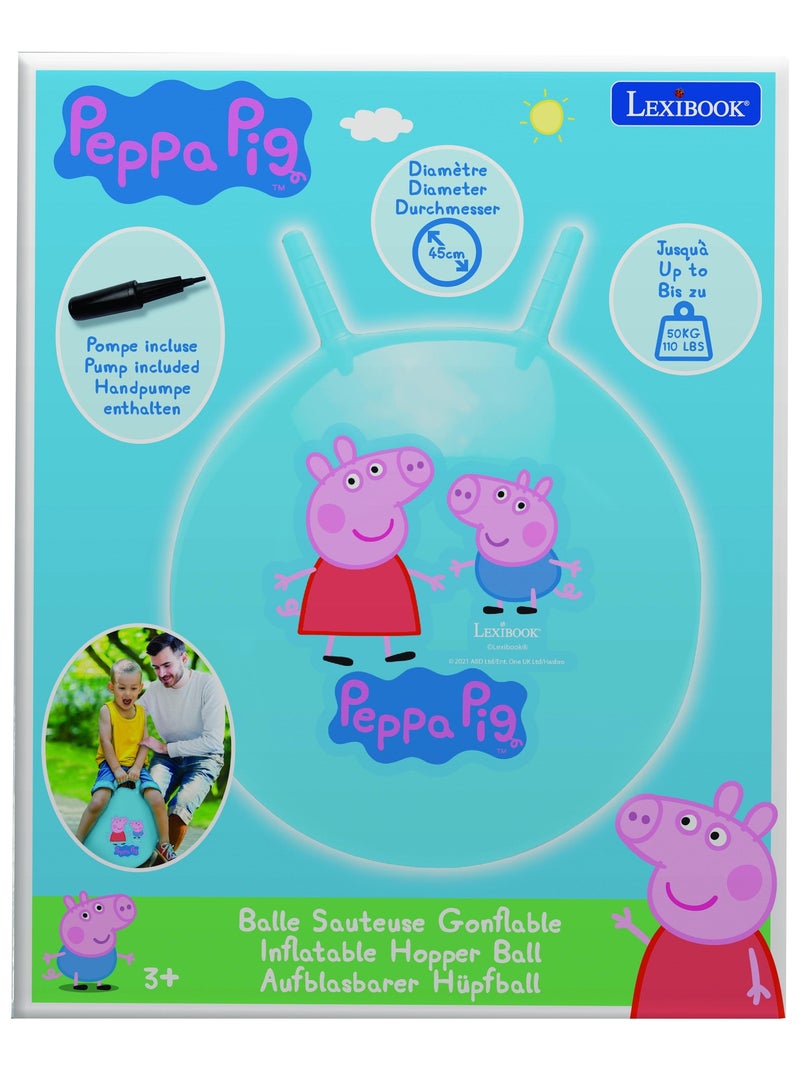 Pelota hinchable Peppa Pig 18' / 45cm Azul - Kiabi