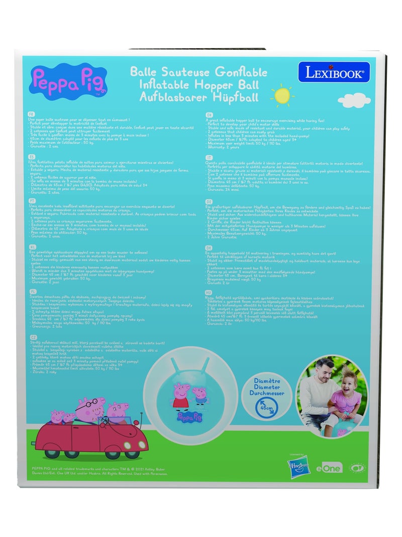 Pelota hinchable Peppa Pig 18' / 45cm Azul - Kiabi