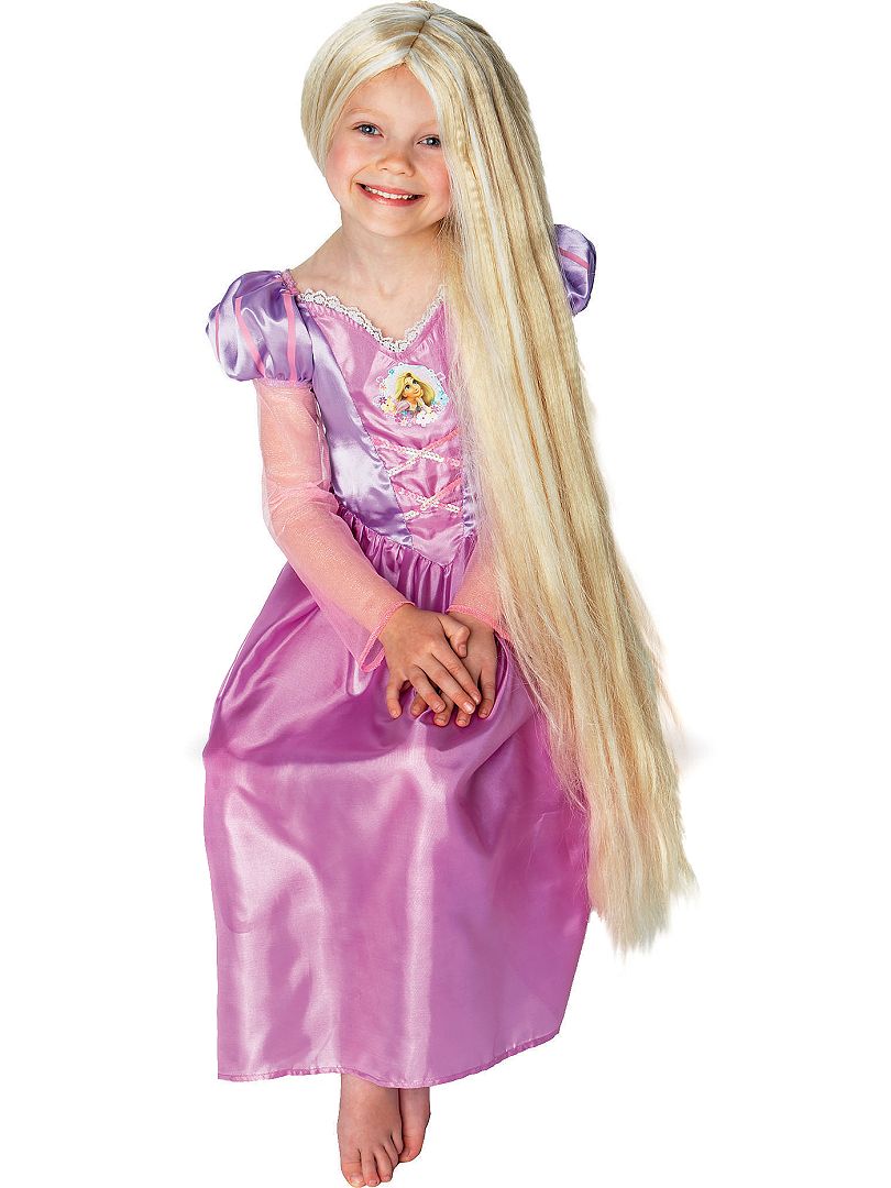 segundo pañuelo creencia Peluca rubia 'Rapunzel' - amarillo - Kiabi - 14.00€