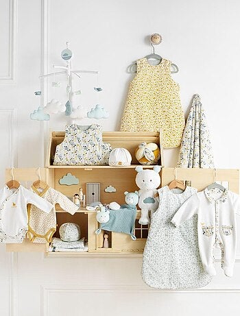 Peluche ardilla de terciopelo amarillo - SAUTHON