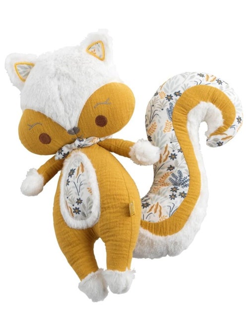 Peluche ardilla de terciopelo amarillo - SAUTHON - Kiabi
