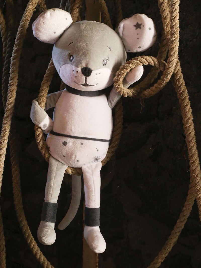 Peluche bebé Gris - Kiabi
