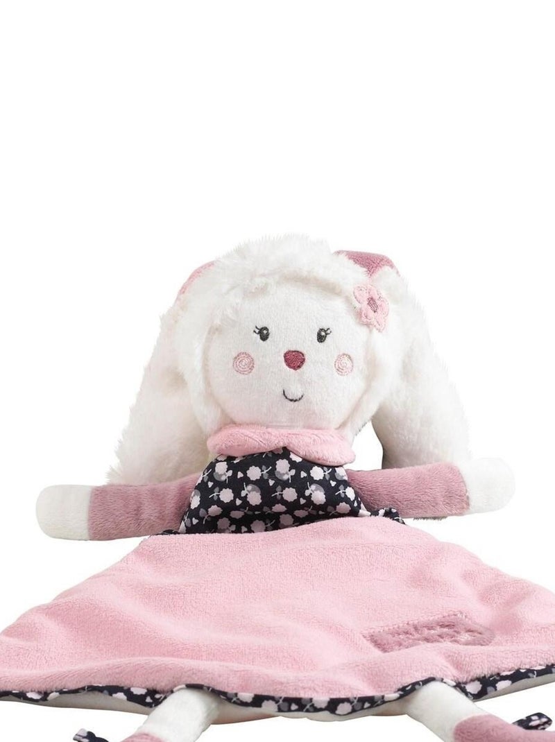 Peluche conejito de terciopelo - SAUTHON Blanco - Kiabi