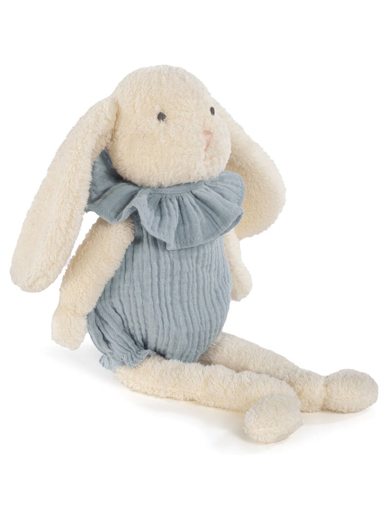 Peluche conejito de terciopelo y algodón | Walking Mum Gris - Kiabi