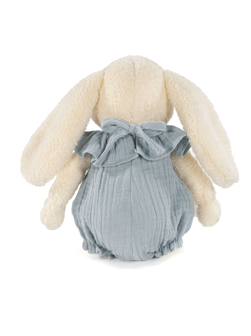 Peluche conejito de terciopelo y algodón | Walking Mum Gris - Kiabi