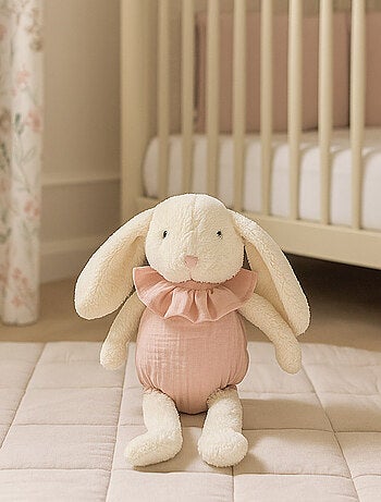 Peluche conejito de terciopelo y algodón | Walking Mum