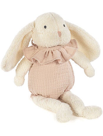 Peluche conejito de terciopelo y algodón | Walking Mum
