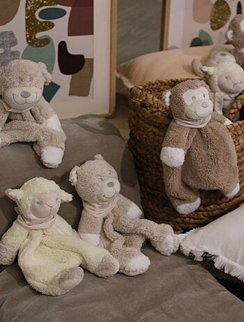 Peluche conejito gris