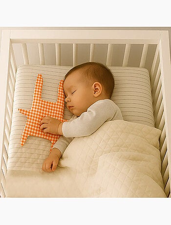 peluche de apego in cotone biologico fragola