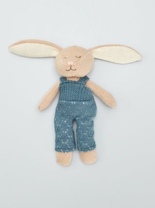 Peluche de conejo de punto