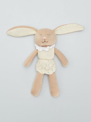Peluche de conejo de punto