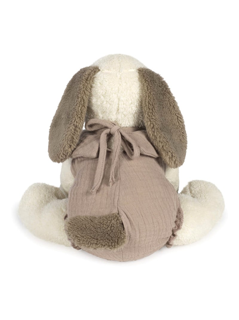 Peluche de perro en terciopelo y algodón, sintra | Walking Mum Beige - Kiabi