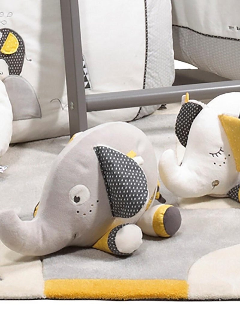 Peluche elefante de - SAUTHON Gris claro - Kiabi