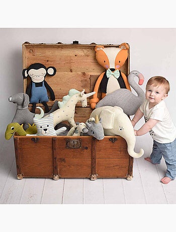 Peluche flamenco rosa de algodón - SEVIRA KIDS