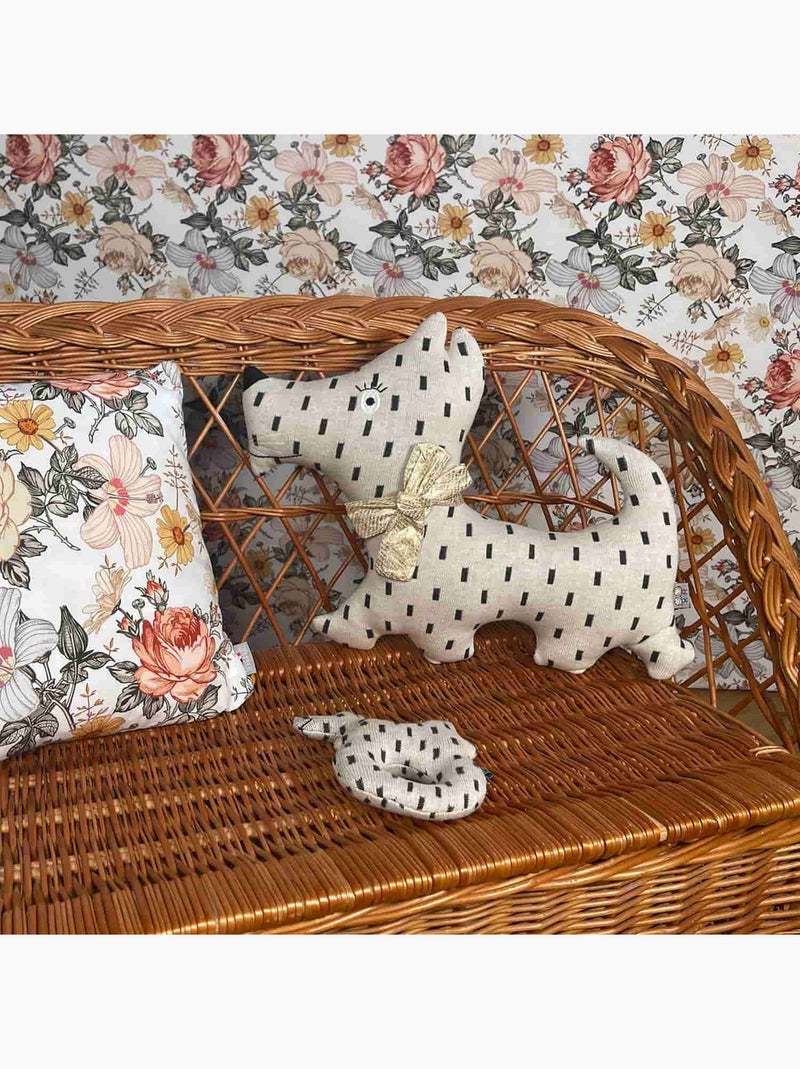 Peluche grande de perro de algodón | SEVIRA KIDS Beige - Kiabi