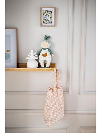 Peluche jardinero de algodón verde - SAUTHON