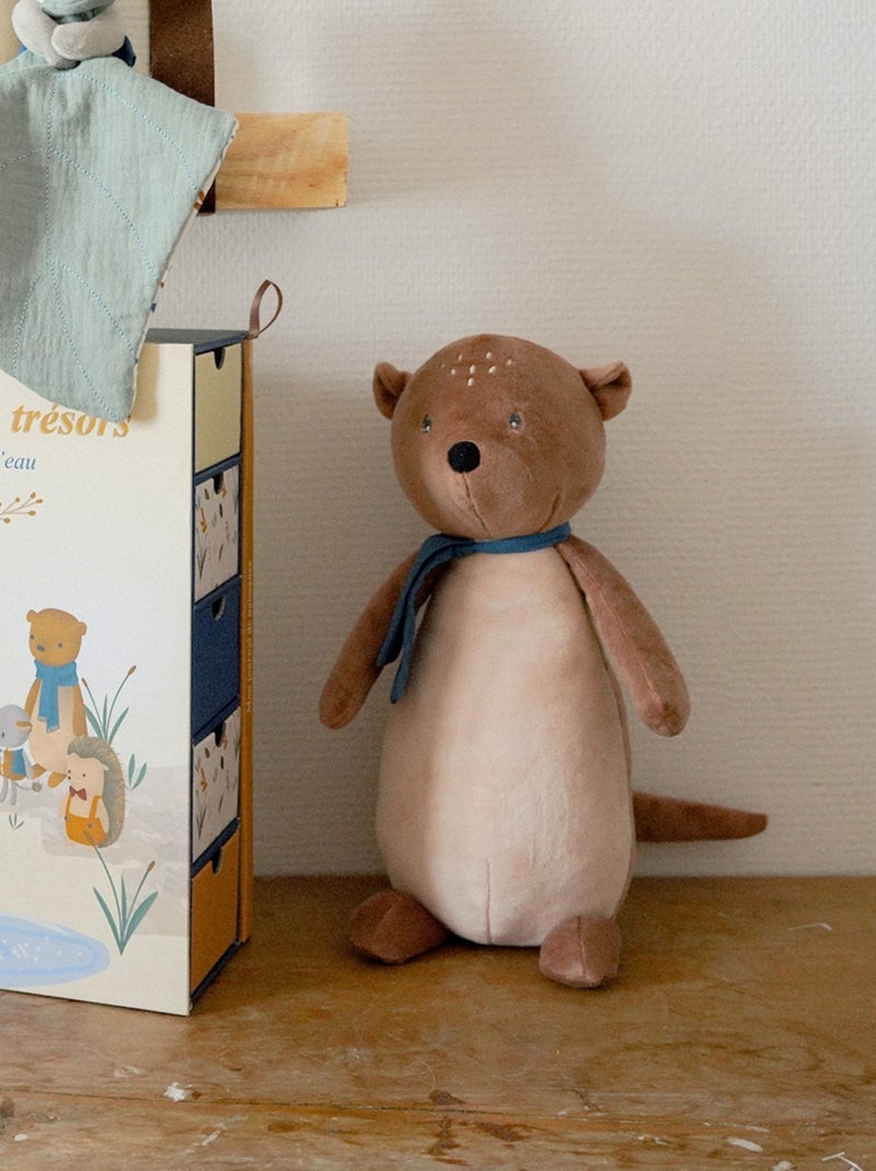 Peluche la nutria Lou Marrón claro - Kiabi