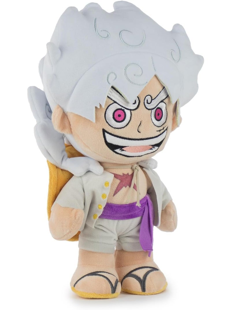 Peluche Luffy Gear 5 34 cm One Piece Edición Limitada Blanco - Kiabi