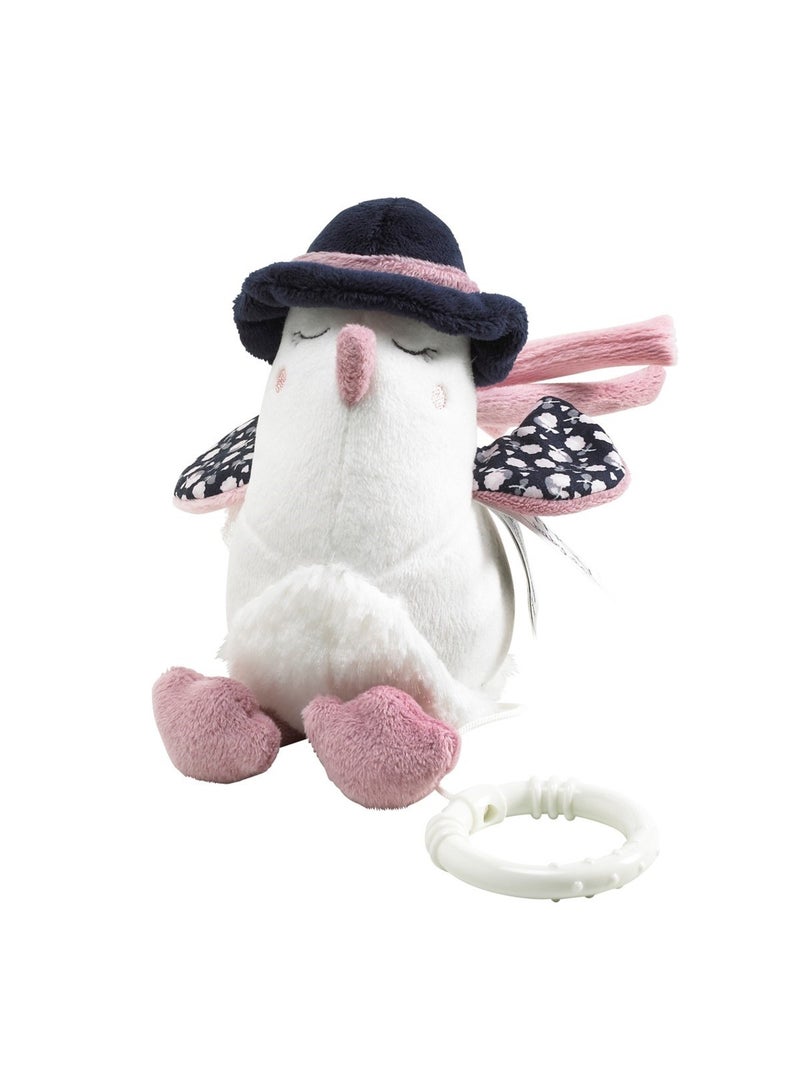 Peluche Mini Musical Bird de terciopelo - SAUTHON Blanco - Kiabi