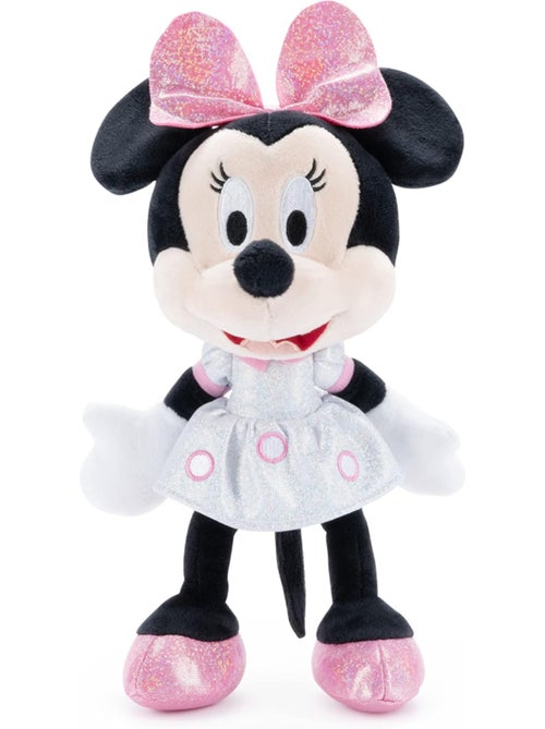 Peluche Minnie Mouse 25 cm con purpurina - Kiabi