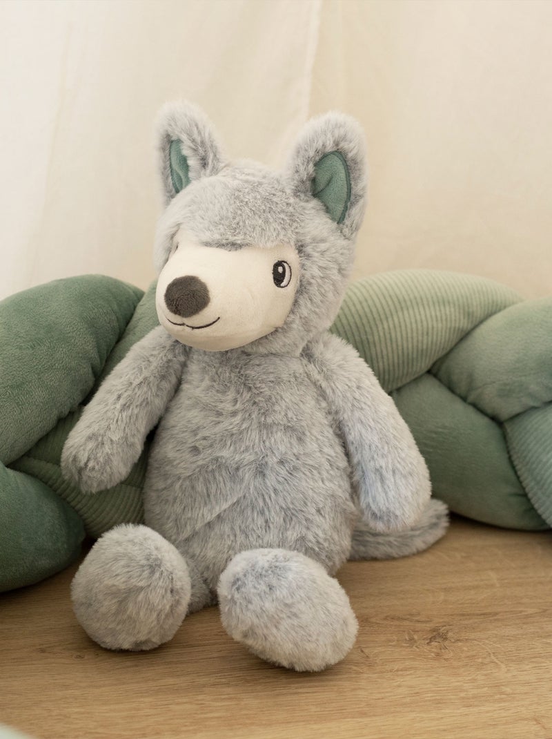 peluche musical bebé Gris - Kiabi
