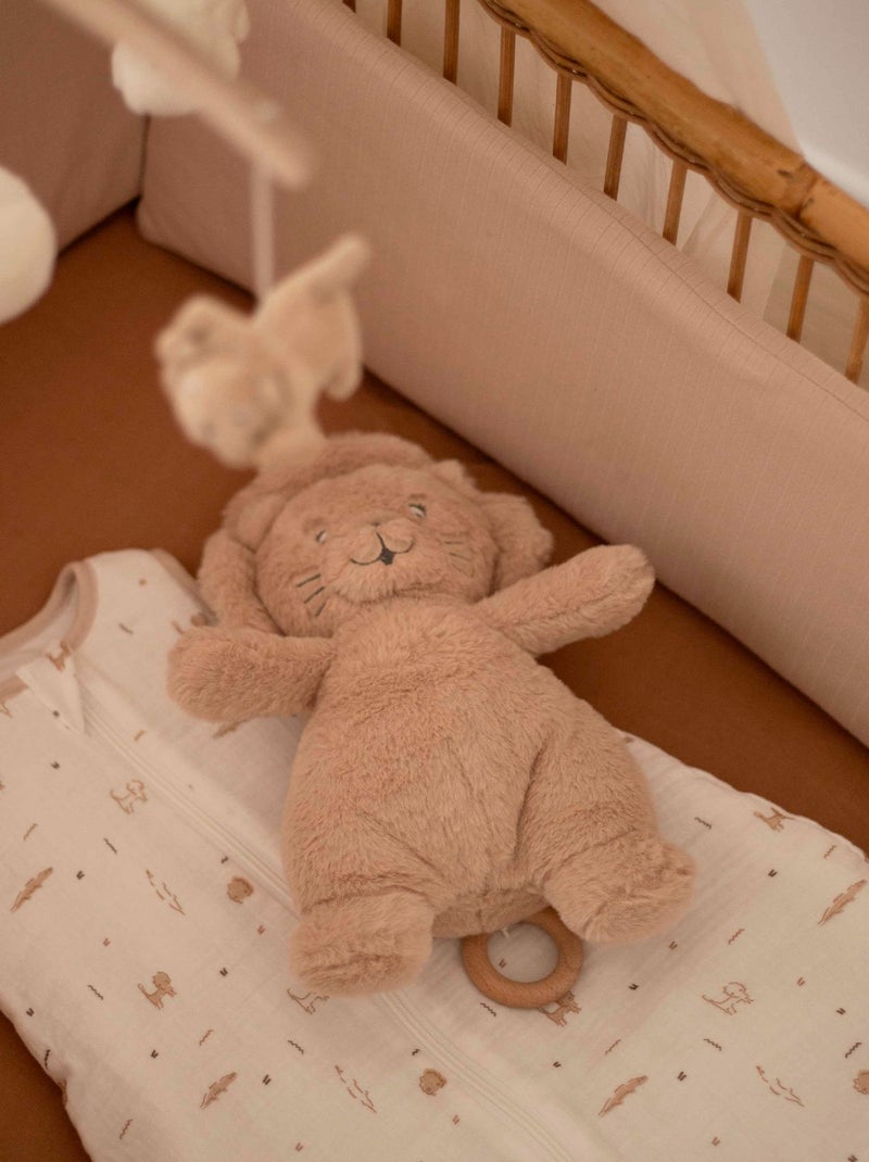 Peluche musical bebé Leo el león Beige - Kiabi