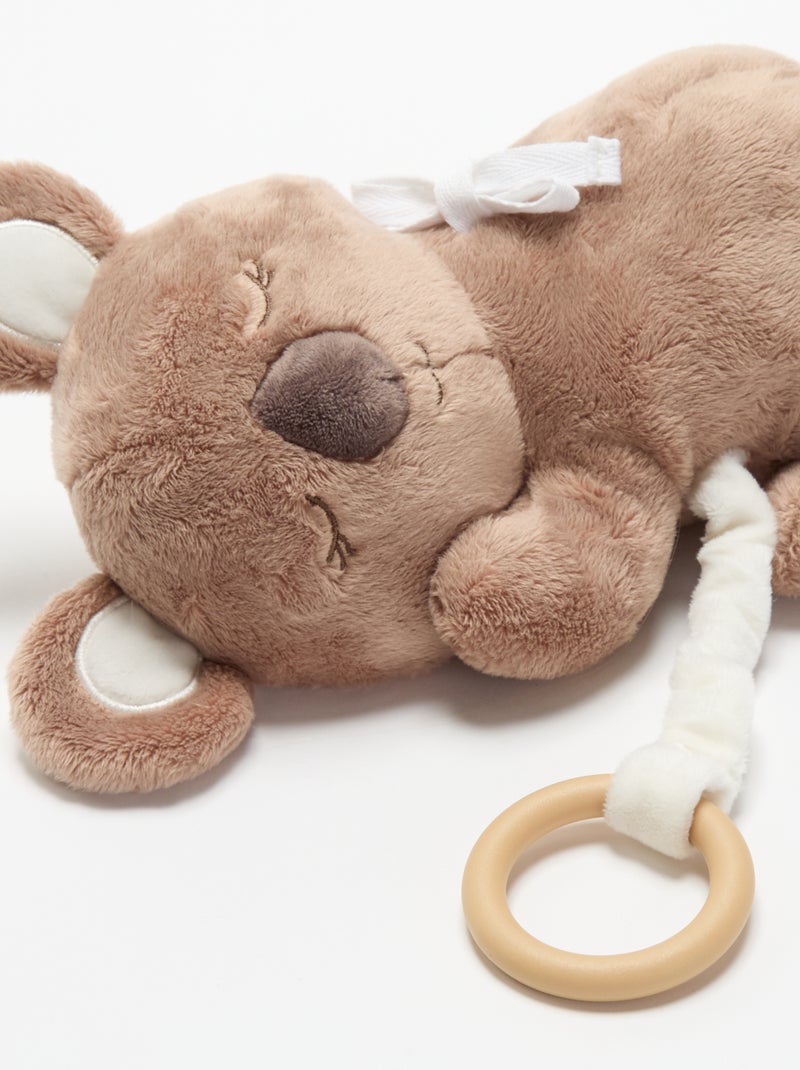 Peluche musical Beige - Kiabi