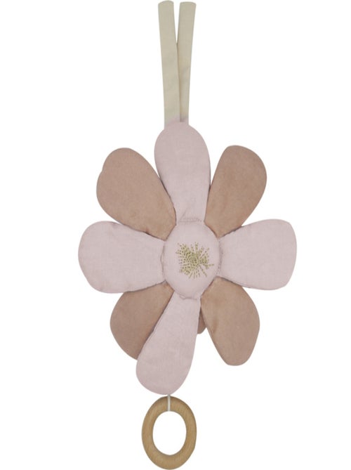 Peluche musical de flor de algodón orgánico - Kiabi