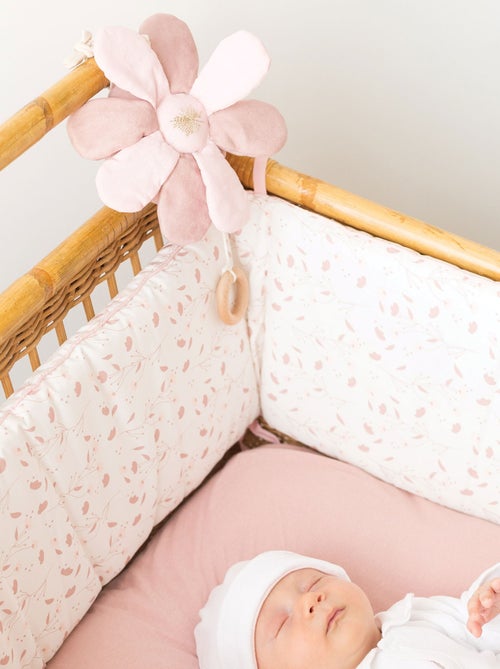 Peluche musical flor de algodón orgánico - Kiabi