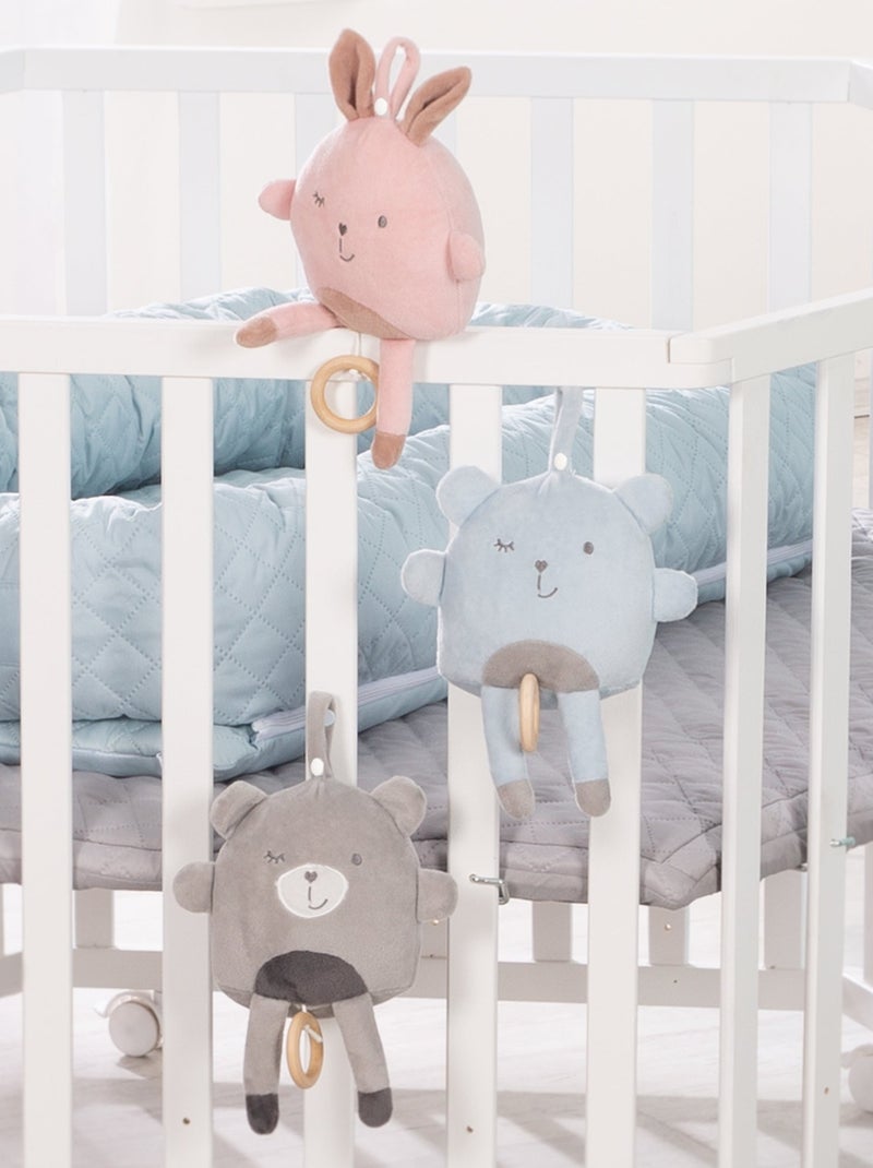Peluche musical relajante oso para colgar 'Lil Cuties' - ROBA Azul claro - Kiabi