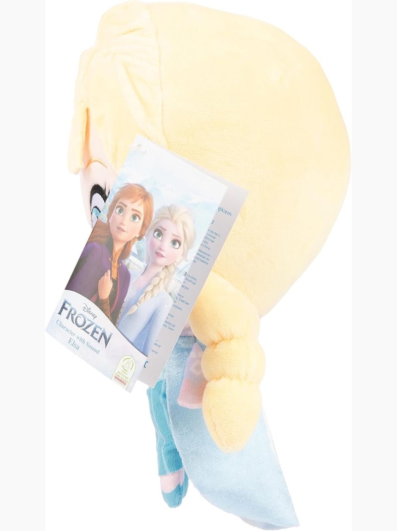 Peluche parlante Elsa 25 cm Frozen Azul - Kiabi