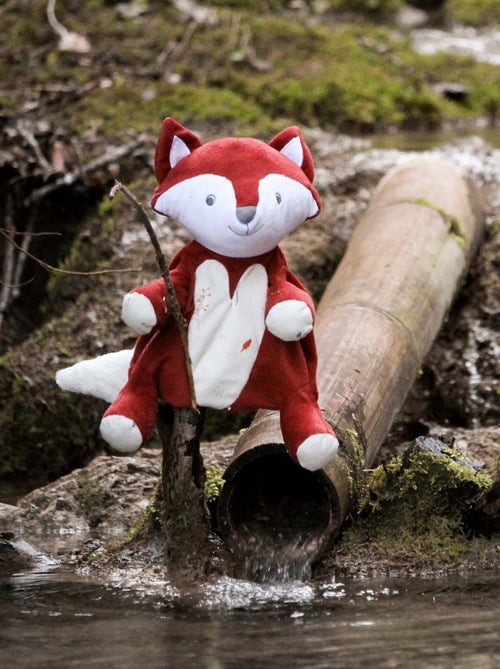 Peluche zorro marioneta - Kiabi