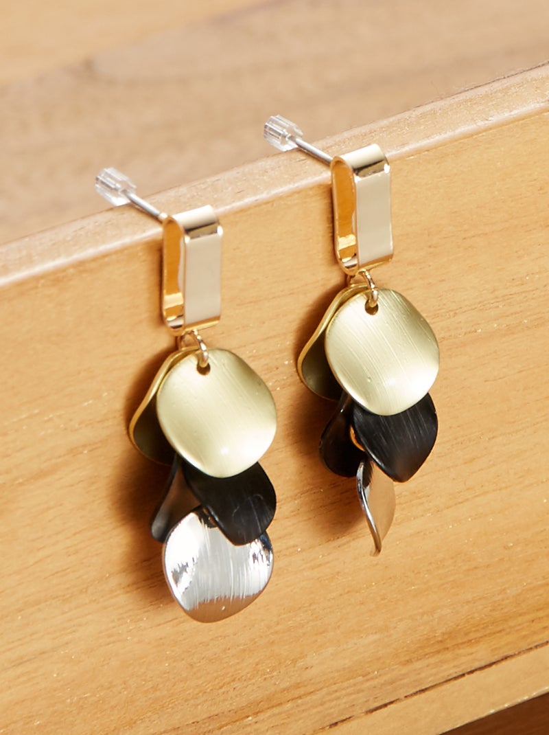 Pendientes largos BEIGE - Kiabi