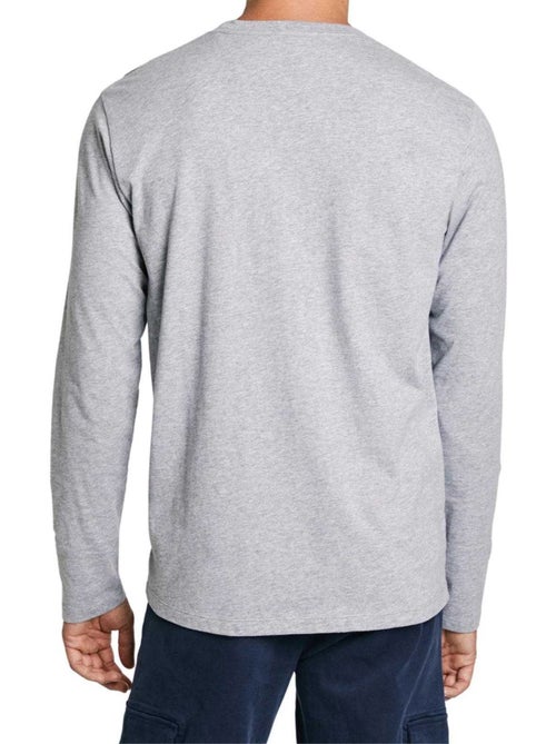 Pepe Jeans - Camiseta Diseño Logotipo de Manga Larga para Hombre - Kiabi
