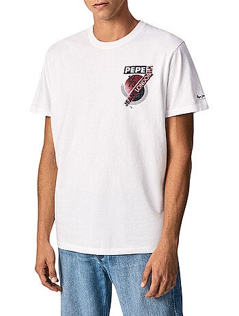 Pepe Jeans - Camiseta Diseño Logotipo del Círculo para Hombre
